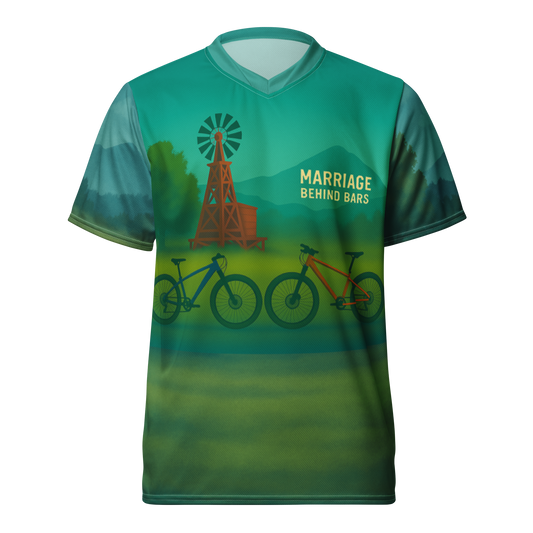 Marriage Behind Bars" MTB Jersey – For Couples Who Shred Together