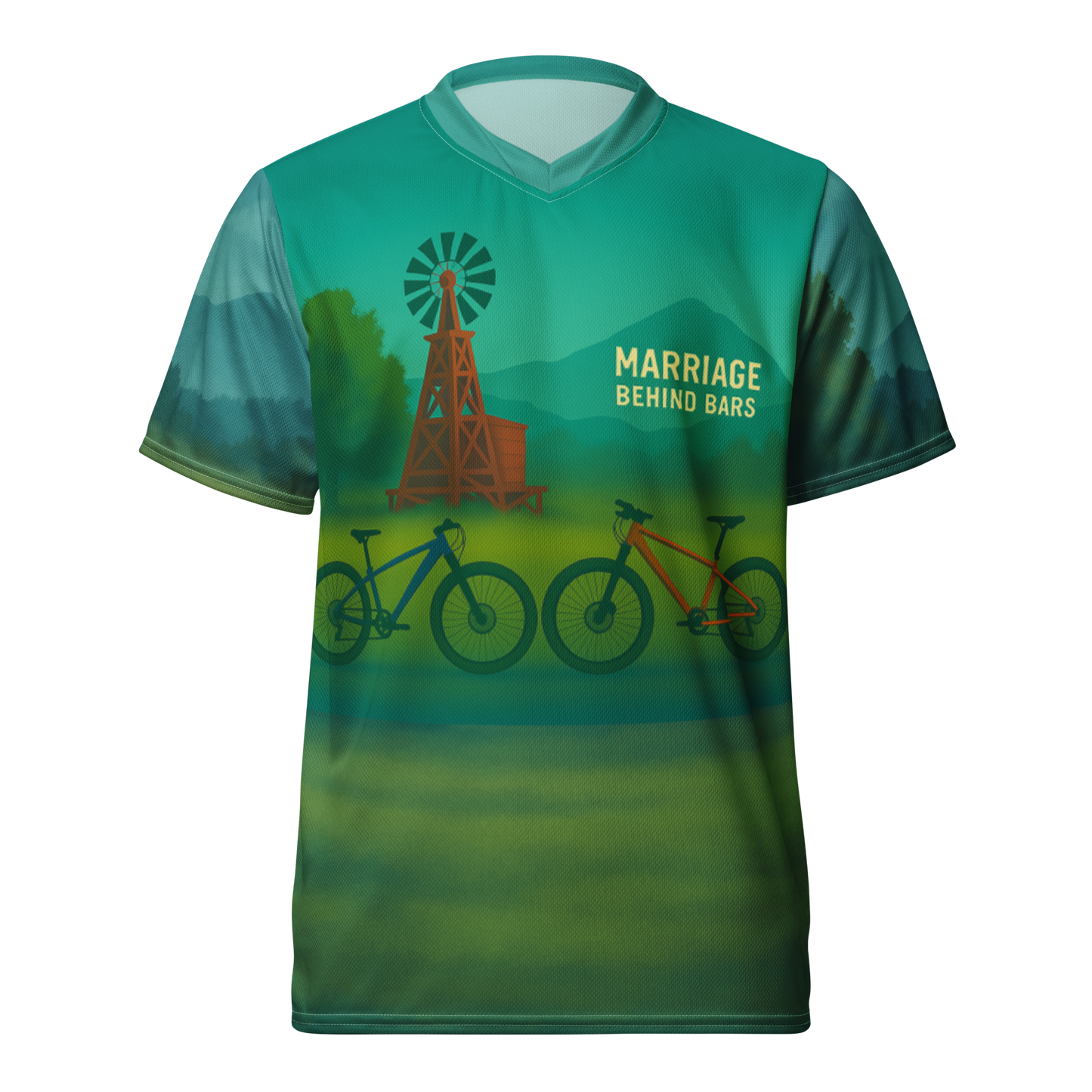 Marriage Behind Bars" MTB Jersey – For Couples Who Shred Together
